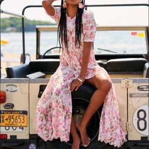 Loveshackfancy Pink Maxi Dress